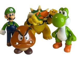 Mario and Friends Figurine Set action figure gamer video game collectible
